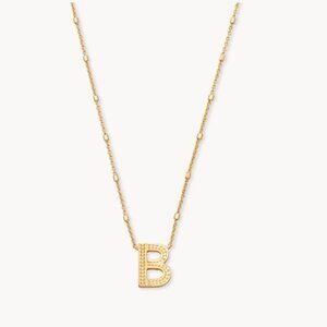 Kendra Scott Letter B Pendant Necklace in Gold